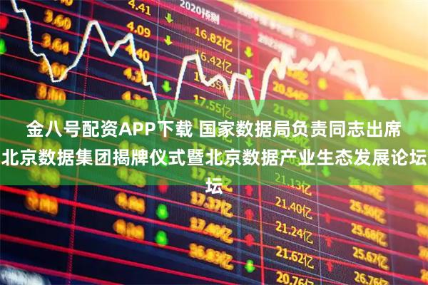 金八号配资APP下载 国家数据局负责同志出席北京数据集团揭牌仪式暨北京数据产业生态发展论坛